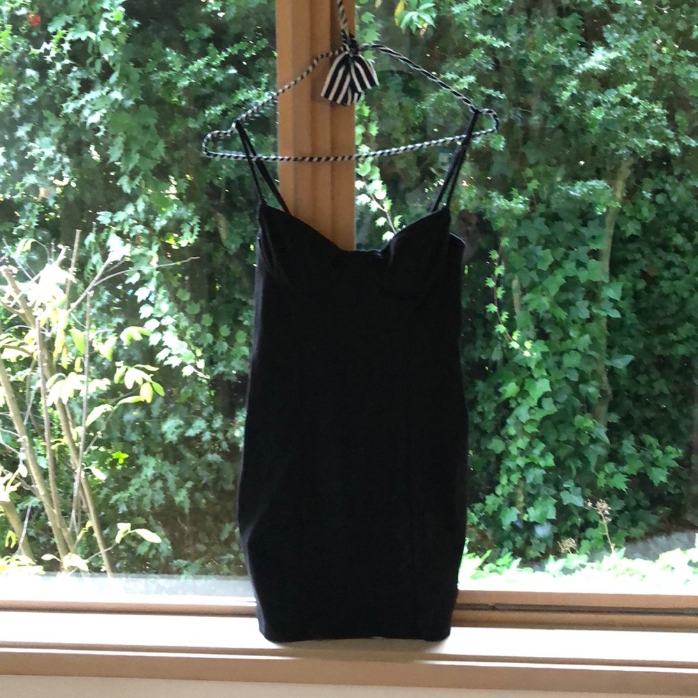 Sexy black tight dress